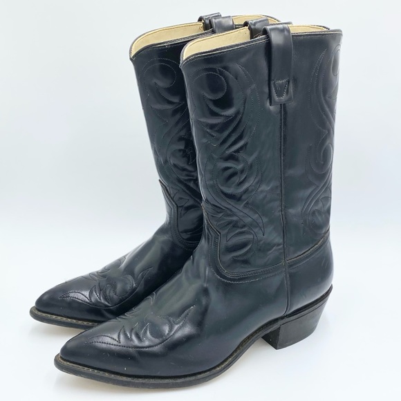 Acme Mens Western Leather Cowboy Boots 